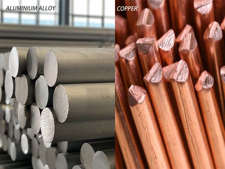 Heat sink copper vs aluminium